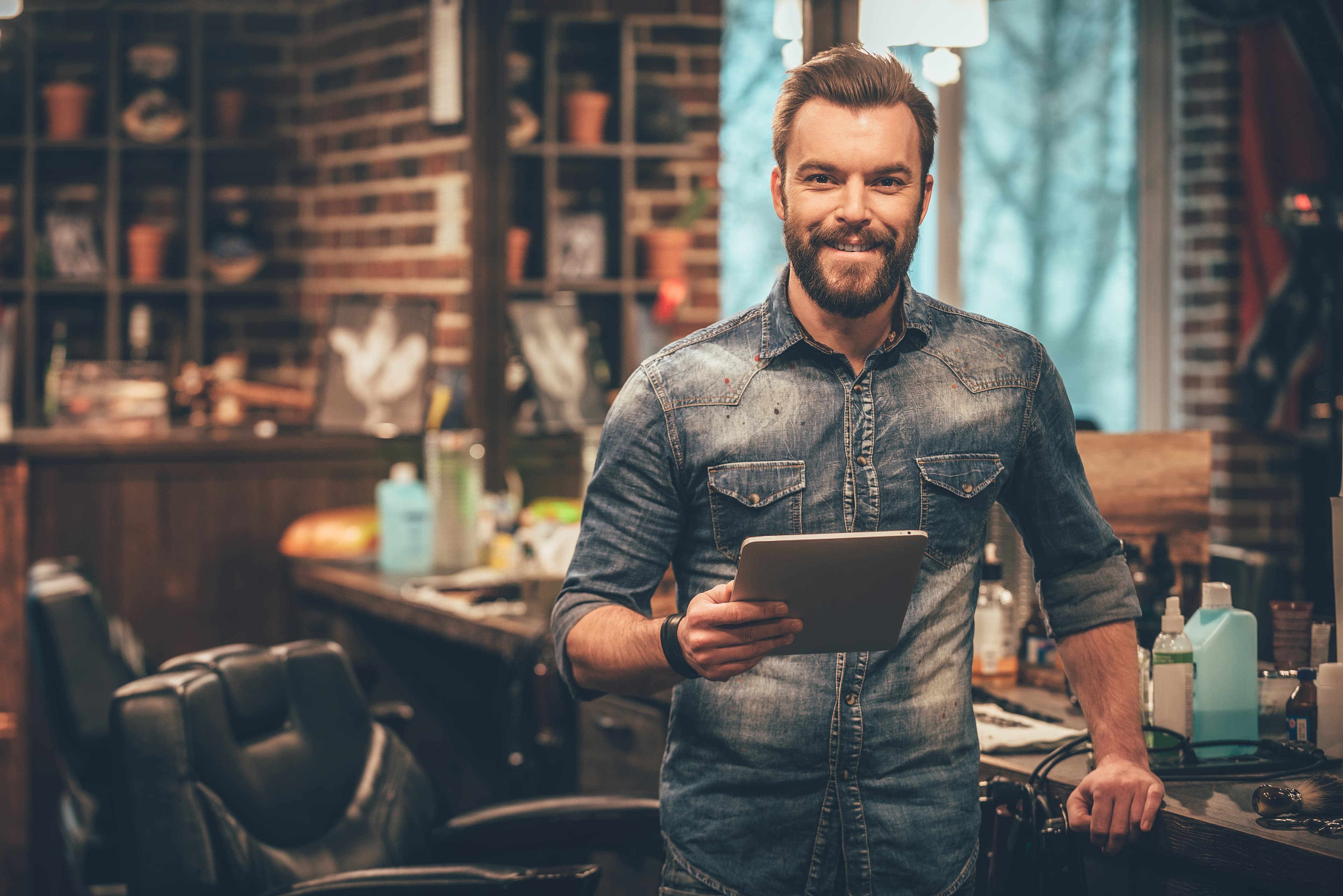 Proud barber