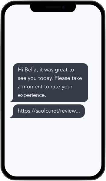 Review request SMS