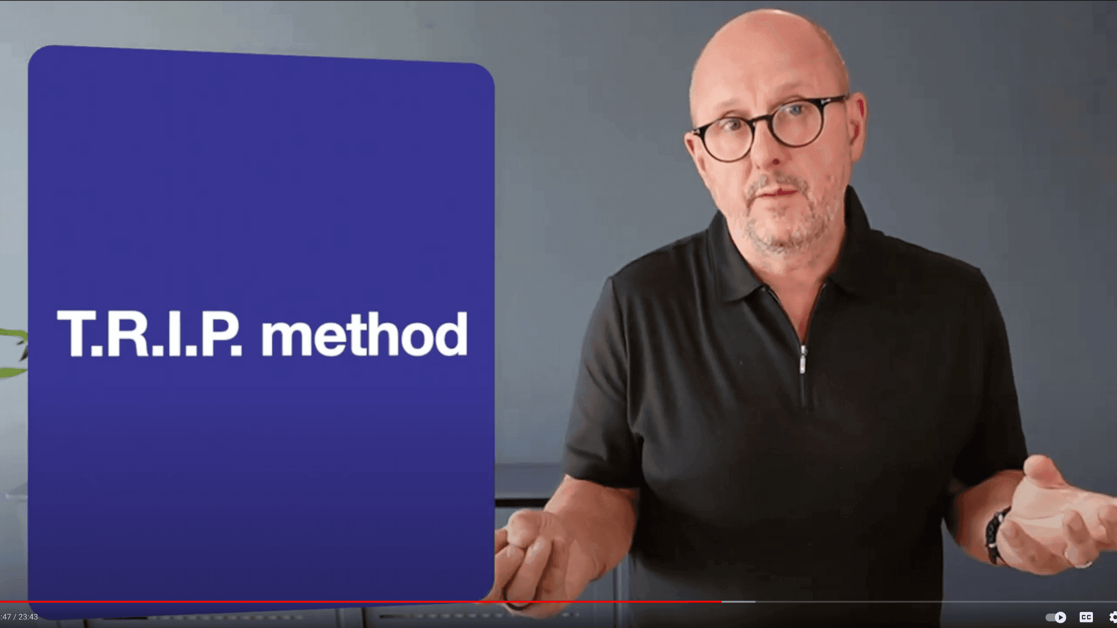 Colin Shove, founder of The Salon App, presenting the T.R.I.P. method for salon marketing mastery and client relationship nurturing.